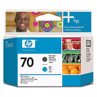 Консуматив HP 70 Matte Black and Cyan Printhead