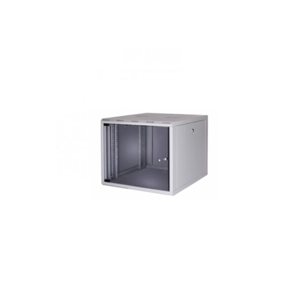 Комуникационен шкаф Formrack 19" Wall Mounted rack 9U SOHO 512/400mm, height: 448mm, loading capacity: 50kg., tempered glass door, 19" front rails