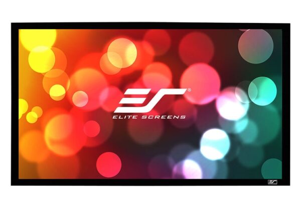 Екран Elite Screen ER110WH1-A1080P3, 110" (16:9), BLACK FRAME , 243.5 x 136.9 cm, AcousticPro1080P3 (A4K)