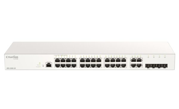 Комутатор D-Link 28-Port Gigabit Nuclias Smart Managed Switch including 4x 1G Combo Ports (With 1 Year License)