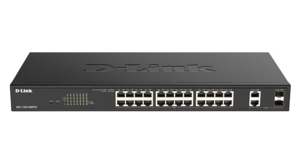 Комутатор D-Link 26-Port PoE+ Gigabit Smart Managed Switch