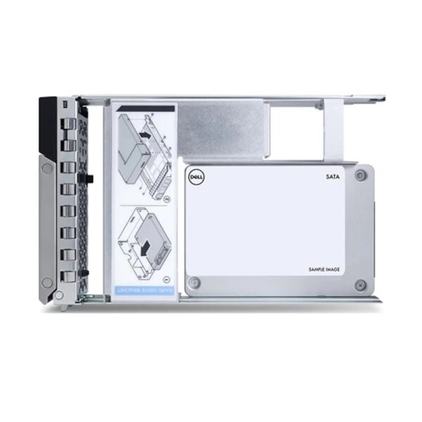 Твърд диск Dell 480GB SSD SATA Read Intensive 6Gbps 512e 2.5in Hot-Plug, CusKit, Compatible with R440, R450, R640, R650, R740, R750, R6525, R840, R940, C6520, T550