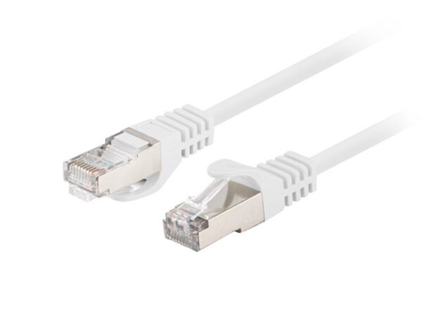 Кабел Lanberg patch cord CAT.6 FTP 3m fluke passed (10-pack), white