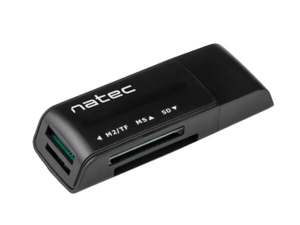Аксесоар Natec Card Reader MINI ANT 3 SDHC MMC M2 MICRO SD USB 2.0 Black