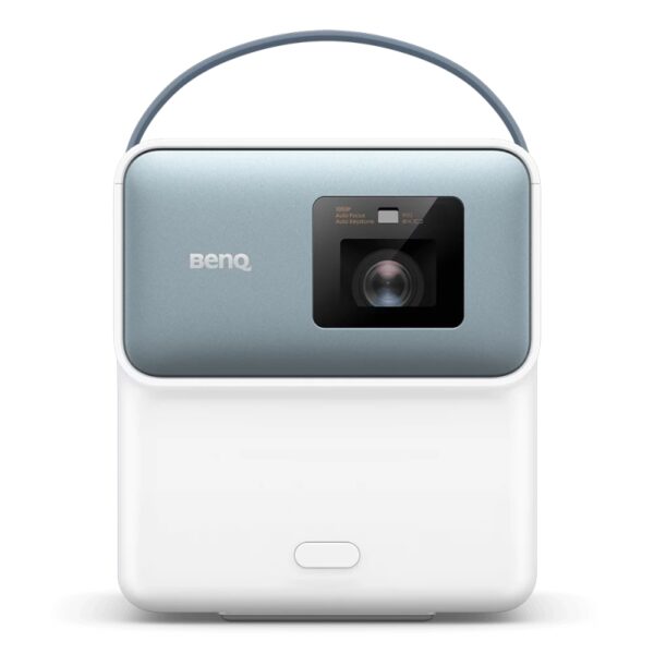 Мултимедиен проектор BenQ GP100 DLP, Portable, Home Entertainment Luxury, Android TV, 1000 AL, 1080p, LED, TR 1.2, Auto Focus, Auto 2D Keystone, Contrast Ratio (FOFO) 100,000:1, 20W treVolo Chamber speaker (2.1 ch), HDMI 2.0, ATV2 with Netflix preload, Game Mode, Auto Switch