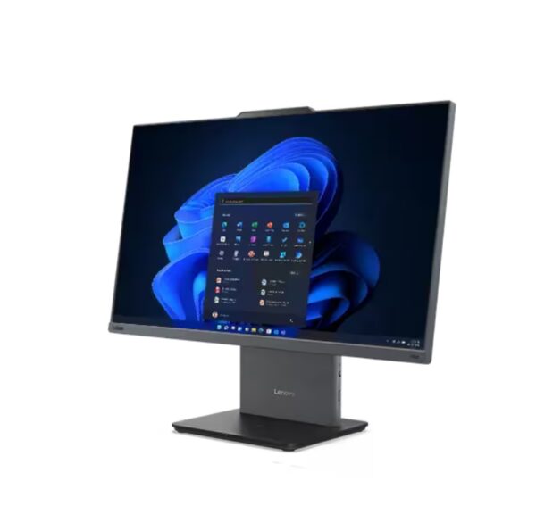 Настолен компютър - всичко в едно Lenovo ThinkCentre neo 50a 27 G5 AIO Intel Core i7-13620H (up to 4.9GHz, 24MB), 16GB DDR5 5200MHz, 512GB SSD, 27" FHD (1920x1080) IPS AG, Intel UHD Graphics, WLAN, BT, 5MP Cam, KB, Mouse, Luna Grey, Monitor Stand, DOS, 3Y Onsite