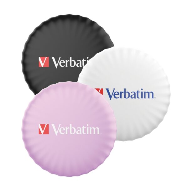 Проследяващо устройство Verbatim MYFC-03BWP My Finder Coin Bluetooth Item Finder 3 pack Black/White/Purple