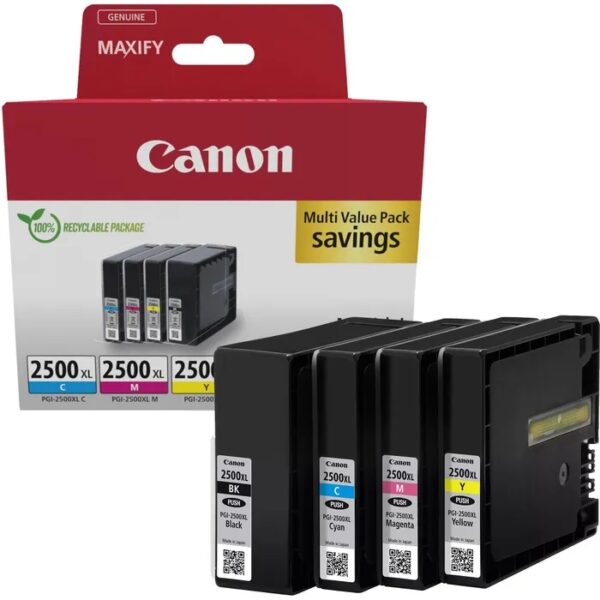 Консуматив Canon PGI-2500XL BK/C/M/Y Multi Pack