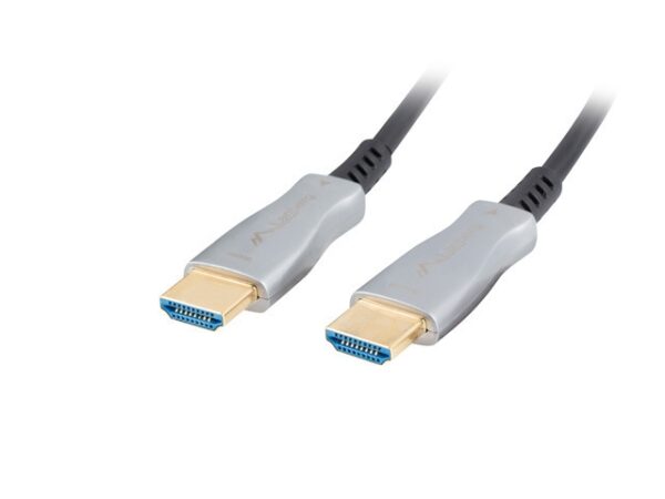 Кабел Lanberg HDMI M/M v2.0 cable 80m optical black aoc