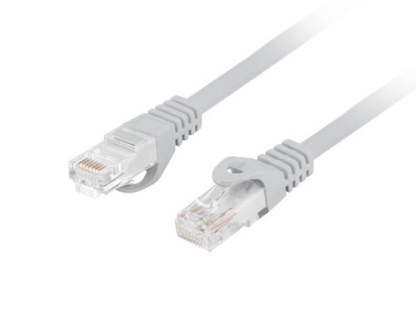 Кабел Lanberg patchcord CAT.6 utp lszh cu 0.25m grey fluke passed