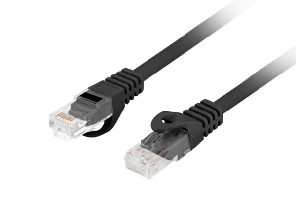 Кабел Lanberg patchcord CAT.6 utp lszh cu 10m black fluke passed