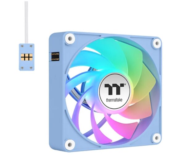 Вентилатор Thermaltake CT140 EX Reverse ARGB Sync PC Cooling Fan 3 Pack Magnetic Connect Hydrangea Blue