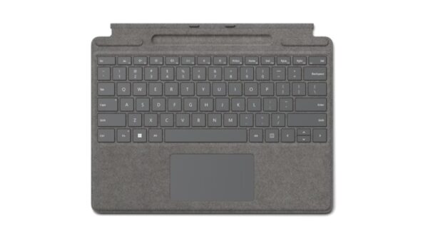 Клавиатура Microsoft Surface Pro Signature Keyboard ONLY Eng Intl CEE Hdwr Commercial Platinum, With Pen Storage & Charging