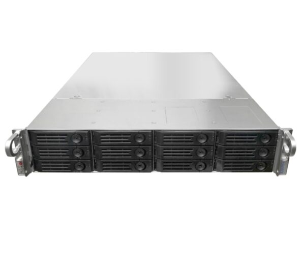 Мрежов сторидж Asustor AX7012R Xpanstor 12Rl, 12 Bay Rackmount NAS Storage Capacity Expander, 12 x SAS3 12Gb/s; SATA3 6Gb/s; 3.5" HDD, Redundan 650W, Rail, Black