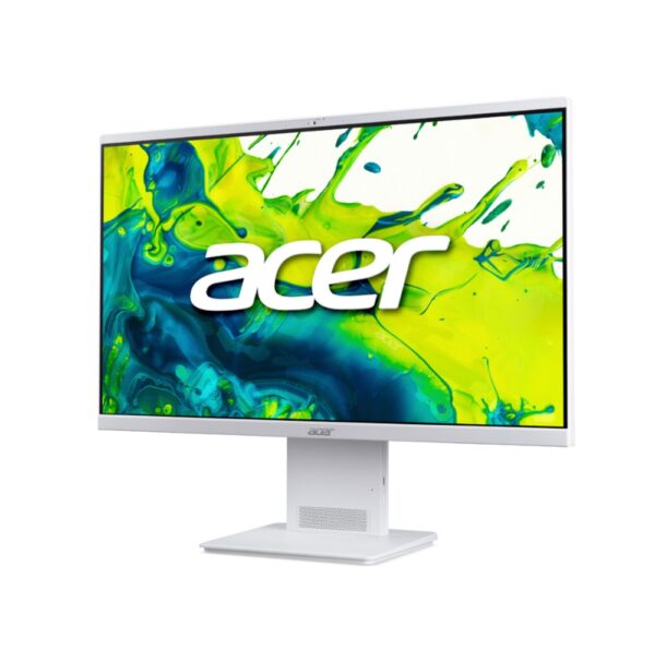 Настолен компютър - всичко в едно Acer Aspire S24-B, 23.8'' AiO FHD (1920x1080) IPS 144Hz, Intel Core Ultra 7 155H (up to 4.80GHz, 24MB), 16GB DDR5, 1TB SSD, Intel Arc Graphics, no DVD, WiFi 7 & BT 5.4, 90W AC adapter, FHD IR cam, KBD & Mouse Wireless, No OS, Silver