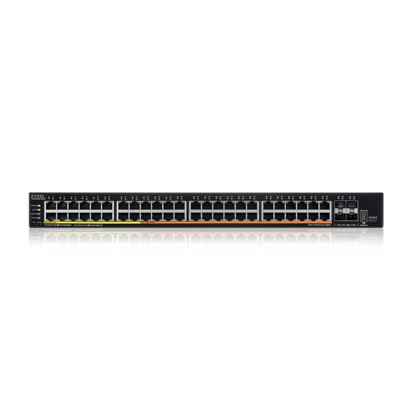 Комутатор ZyXEL XMG2230-52HP, L3 Access Switch,  16x 2.5G, 32x 1G,  AC:960W PoE , DC:2400W PoE, 4 x SFP+ Uplink, incl 1 yr NebulaFlex Pro