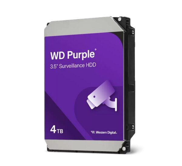 Твърд диск Western Digital Purple 4TB ( 3.5'', 128MB, SATA 6Gb/s )