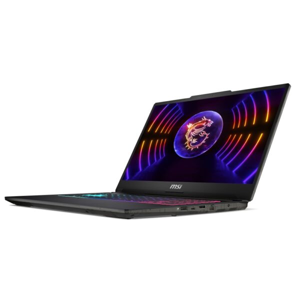 Лаптоп MSI Cyborg 15 A13VEK, i7-13620H (10C/16T, up to 4.90GHz, 24 MB), GeForce RTX 4050 6GB GDDR6, 15.6" FHD (1920x1080), 144Hz, IPS-Level, 16GB DDR5 5200MHz, 512GB PCIe Gen4x4 SSD, WiFi 6E, BT 5.3, 4 Zone RGB Kbd, NO OS, 53.5Whr, 1.98kg