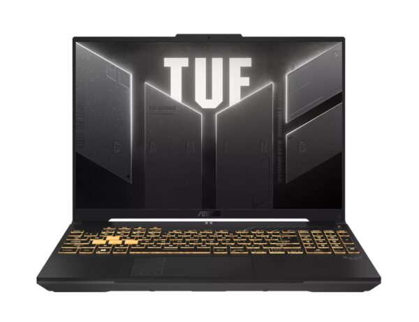 Лаптоп Asus TUF F16 FX607VJR-TU307,INTEL C7 230H,16.0  WUXGA 1920X1200 16:10 , AG,144 Hz16GB DDR5 5600 Mhz(2*8),512 GB M.2 SSD,RTX 3050 6GB GDDR6,Wi-Fi 6(802.11ax),Backlit Chiclet Keyboard 1-Zone RGB, no OS, Mecha Gray