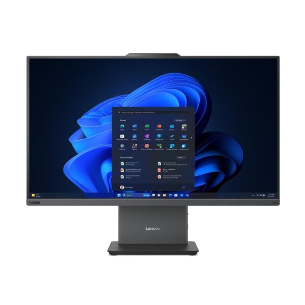 Настолен компютър - всичко в едно Lenovo ThinkCentre neo 50a 27 G6 AIO Intel Core Ultra 5 226V, 8C (up to 4.5GHz, 8MB), 16GB LPDDR5X-8533, 512GB SSD, 27" FHD (1920x1080) IPS AG, Integrated Intel Arc Graphics, 5MP, WLAN, BT, KB, Mouse, Luna Grey, Monitor Stand, DOS, 3Y Onsite